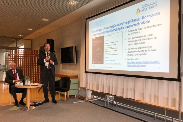 Managing director of Spectaris Jörg Mayer presents the new studies in...