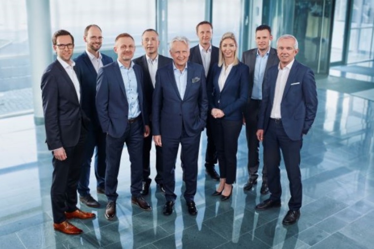 Keba Business Board from left to right: Christoph Knogler, CEO Keba Energy...
