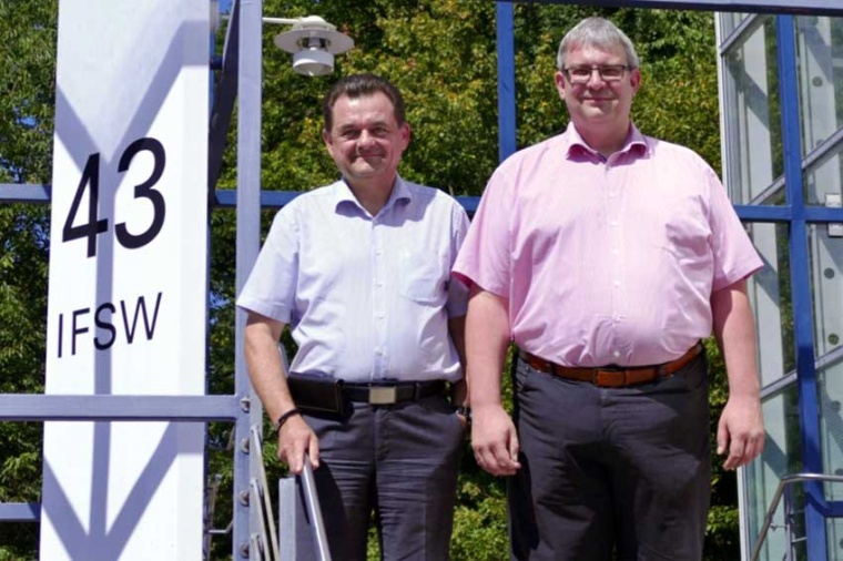 Director Prof Thomas Graf (left) and deputy director Prof Andreas Michalowski...