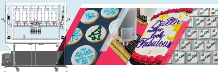 The startup company Beheex Automation developed an automatic cake labeling...