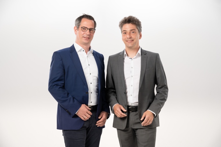 The two managing directors of Rauscher: Raoul Kimmelmann (l.) and Thomas...