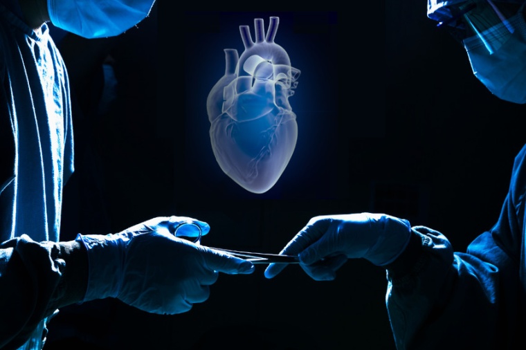 Simulation of surgeons using hologram during surgery. (Source: TMOS)