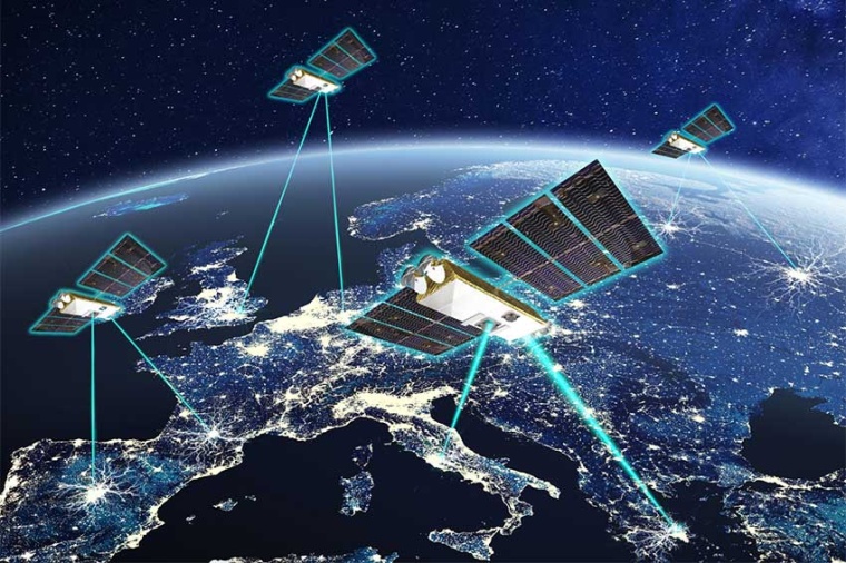 Satellites are well-suited for long-distance quantum communications (Source:...