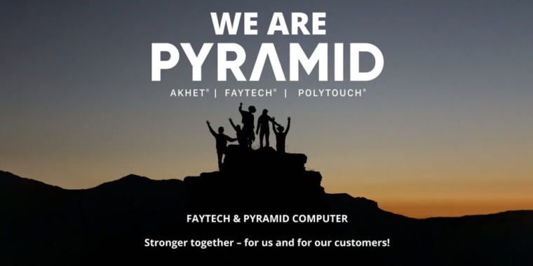 Advertising image for the merger of both companies. Image: Pyramid Computers