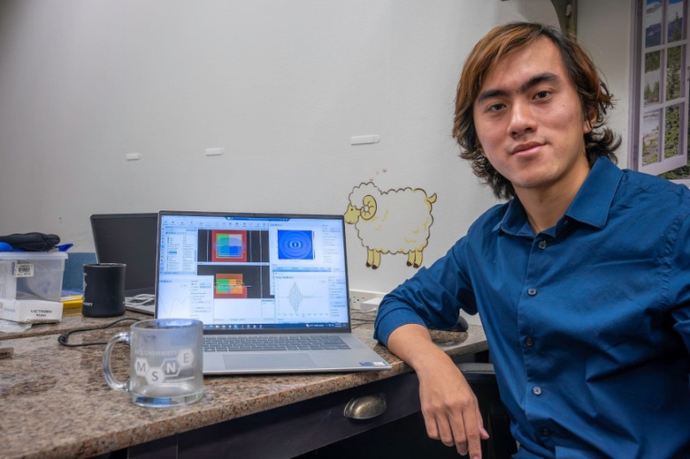 Rui Xu, a Rice University materials science and nanoengineering student, has...