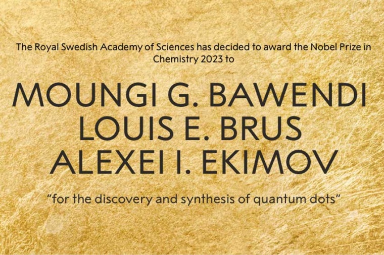 The Nobel Prize in Chemistry 2023 (Source: nobelprize.org)