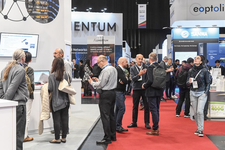 Impression from the ECOC Exhibition 2023 (Source: Nexus Media Events)