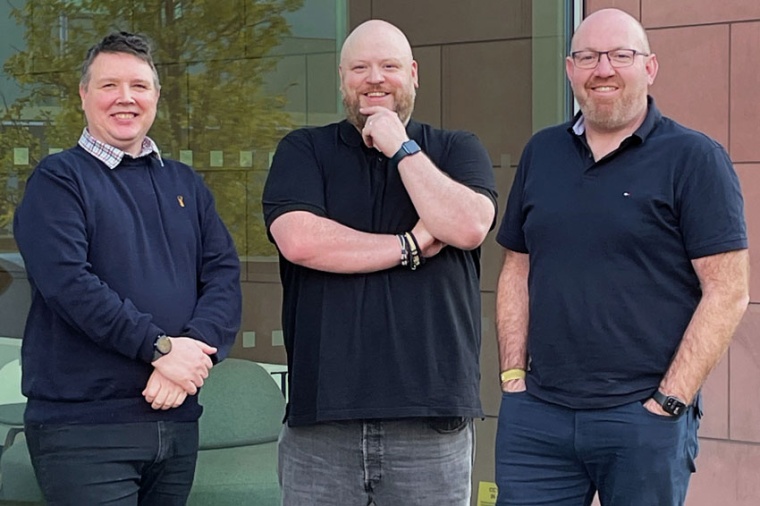 l–r: Dr Terry McGrath, Gareth Burns, Simon Cole (Source: Bia Analytical)