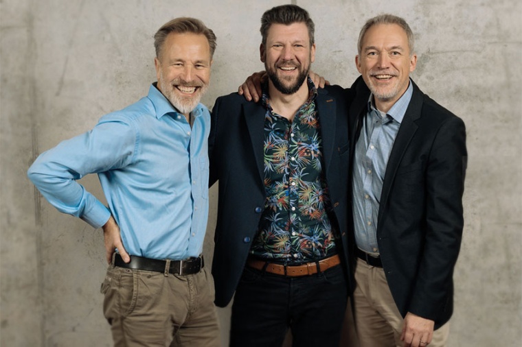 L–r: Philipp Weber, Maik Frede, Jan Meise (Source: AMS Technologies)