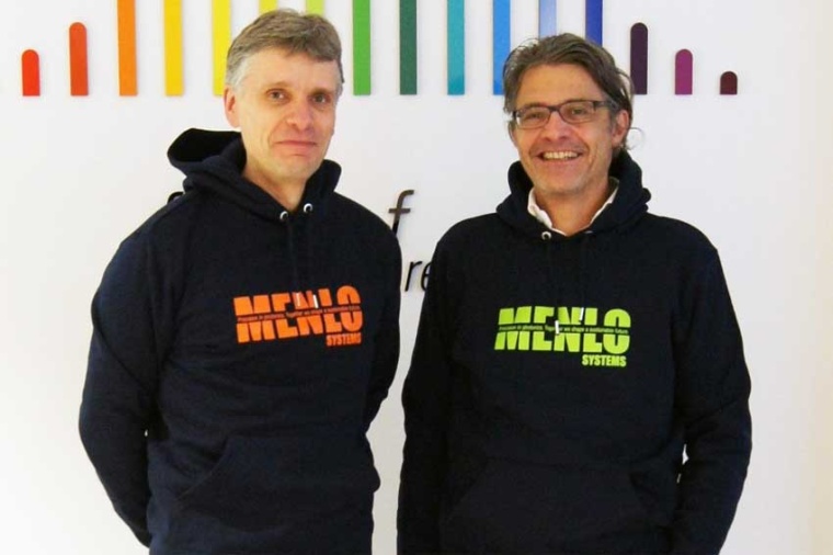 Jens Schumacher (l), Michael Mei (Source: Menlo Systems)
