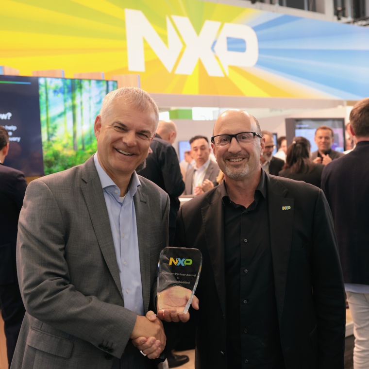 Platinum Partner: Thomas Staudinger, President of Avnet Embedded, (left) and...