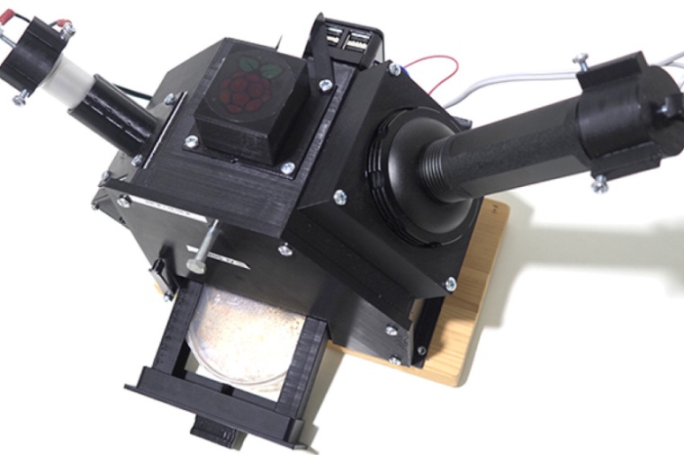 The 3D-printed device “NIRis” enables schools to observe and study natural...