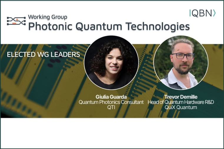 Heads of the QBN WG PQT: Giulia Guarda of QTI and Trevor Demille of Quix...