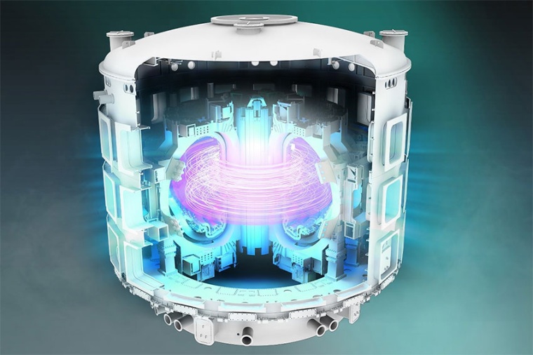 Magnetic confinement fusion main concepts: Tokamak (pictured: JET) and...