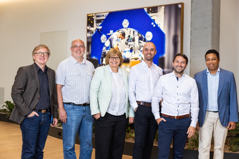 Product safety department: Mirko Brcic (third from right) and the Product...