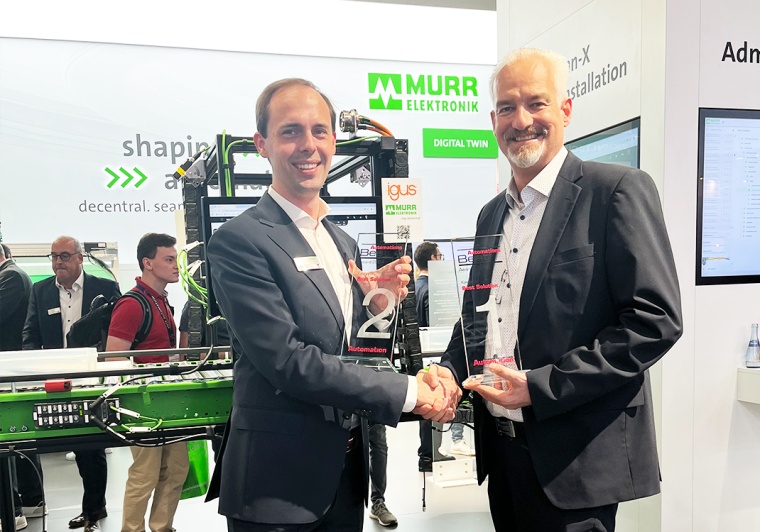 Dr.-Ing. Paul Zeller, Member of the Executive Board of Murrelektronik, and...