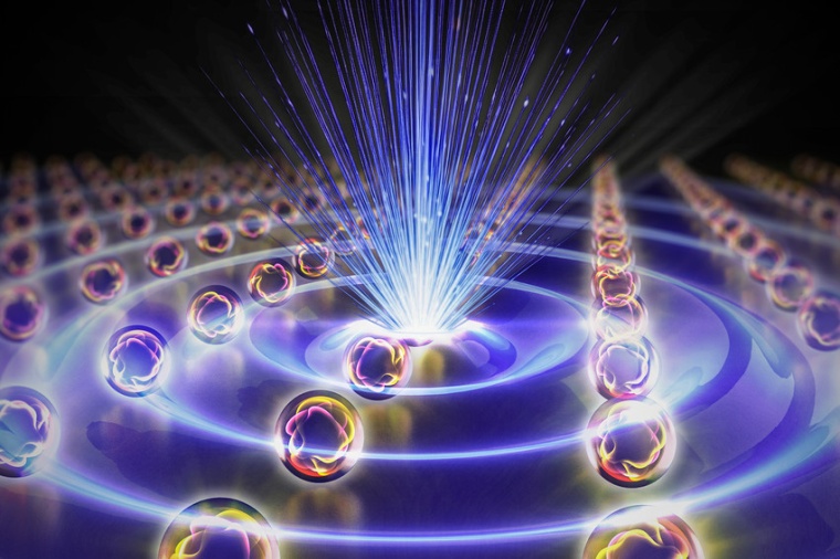 Illustration: Photonic time crystals are optical materials that exponentially...