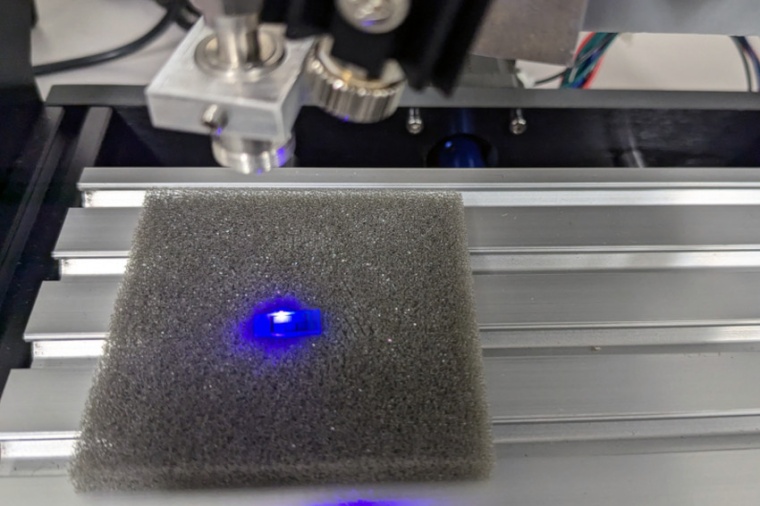 The novel LED Chip under the photoluminescence mapping system. (Source: M....