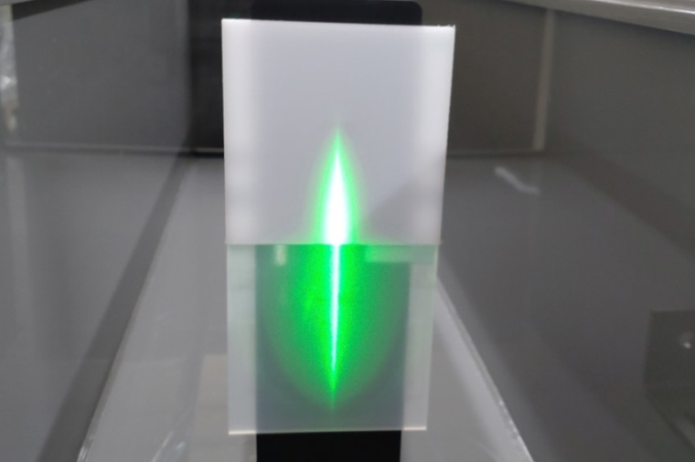 Plastic sample: A new hyperspectral Raman imaging lidar system can detect and...