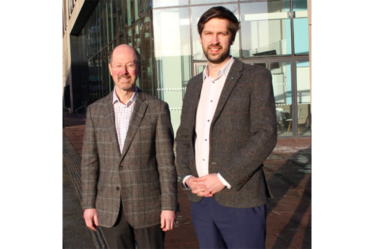 Profs Martin Dawson (l) and Loyd McKnight (Source: U Strathclyde)