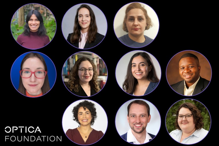 2025 Optica Ambassadors: Milvia Alata, Isabel Allegro, Neda Baktash, Claire...