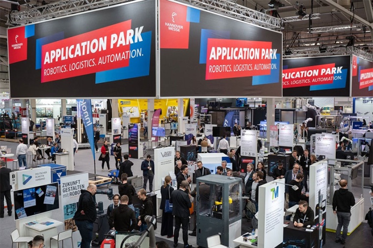 Application Park area of Hannover Messe (Source: Deutsche Messe)