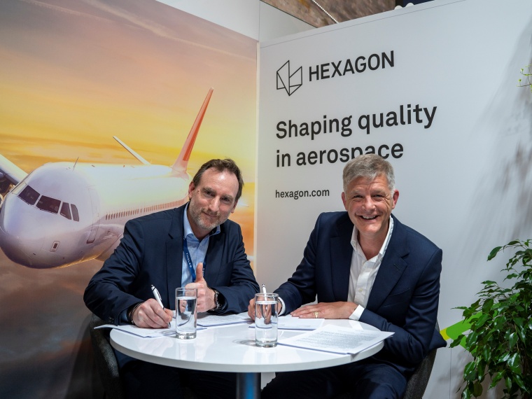 Didier Perrigault, Global Expenses Procurement Director at Thales (left), and...