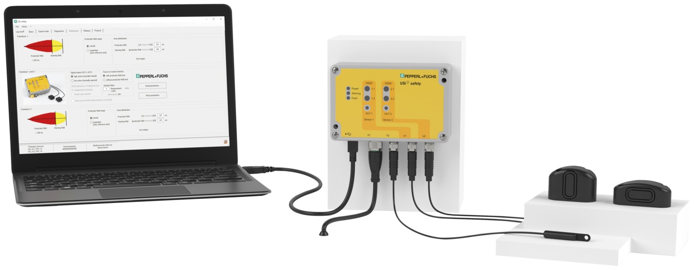 Einfache Installation und Parametriermöglichkeiten der Komponenten